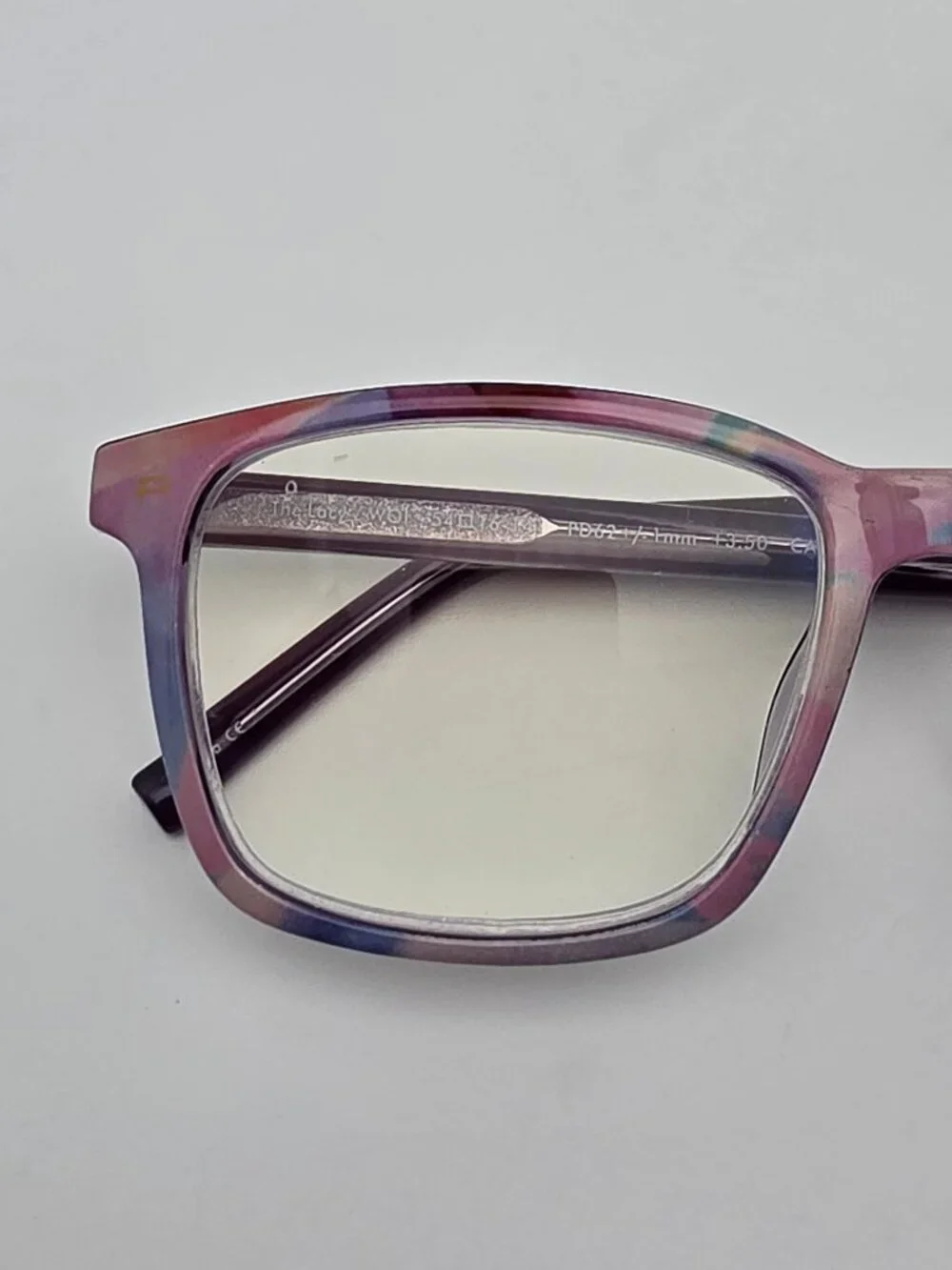 Prive Revaux The Lacy WOI +3.50 Violet Purple Blue Light Reading Glasses 54mm